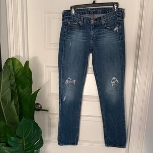 Vintage Matchstick Women's Blue Jeans